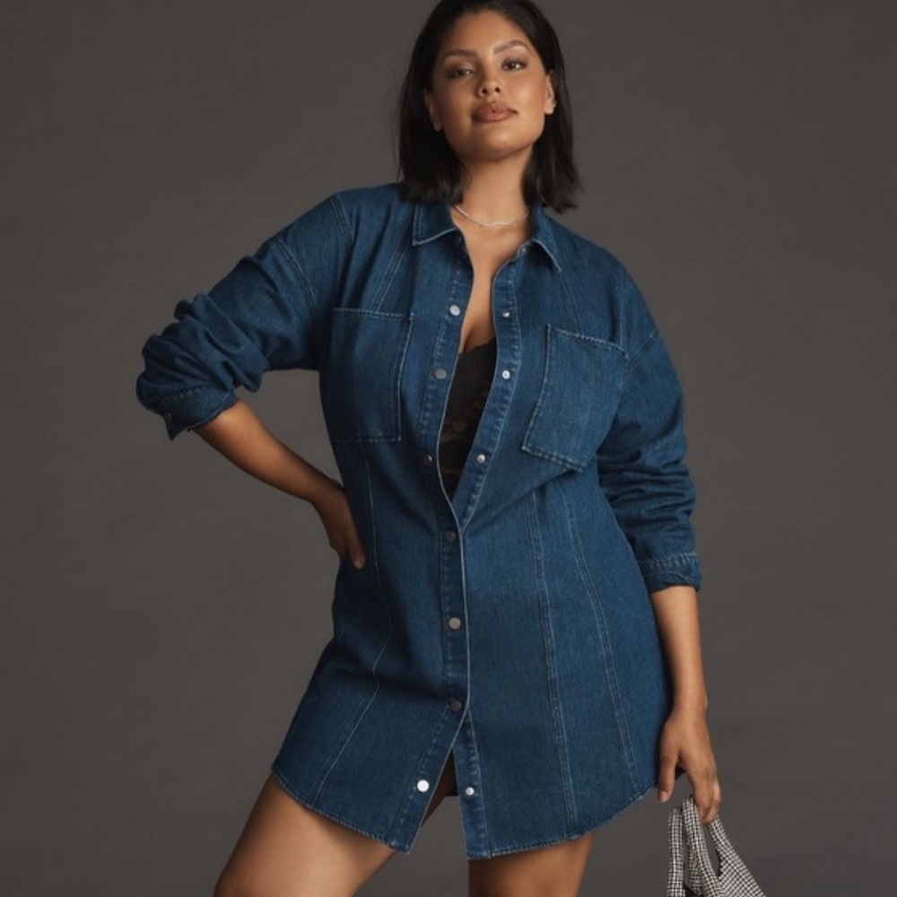 MARE MARE DENIM SHIRT DRESS NWT